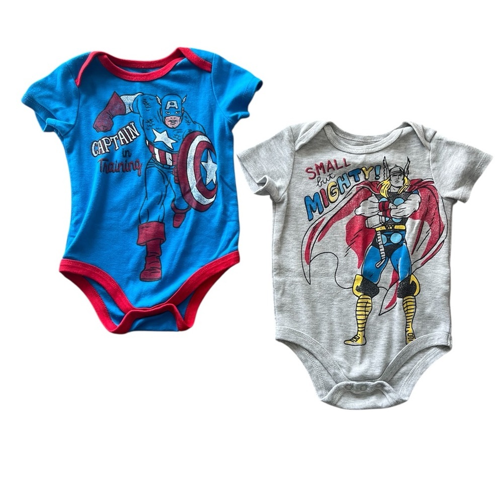 Marvel Superheroes Onesie Bundle | 6-9M